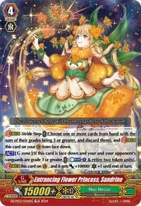 Entrancing Flower Princess, Sandrine - DZ-PS03: Premium Deckset “Musketeer” - Cardfight Vanguard card