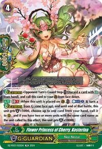 Flower Princess of Cherry, Kosterina - DZ-PS03: Premium Deckset “Musketeer” - Cardfight Vanguard card
