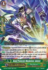 Bond Protector Musketeer, Antero - DZ-PS03: Premium Deckset “Musketeer” - Cardfight Vanguard card