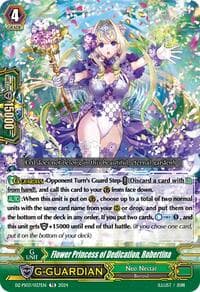 Flower Princess of Dedication, Robertina - DZ-PS03: Premium Deckset “Musketeer” - Cardfight Vanguard card