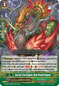 Sacred Tree Dragon, Rain Breath Dragon - DZ-PS03: Premium Deckset “Musketeer” - Cardfight Vanguard card