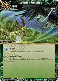 Wind Pressure - Strangers in the Sky - Battle Spirits Saga card