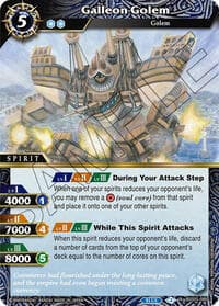 Galleon Golem - Strangers in the Sky - Battle Spirits Saga card