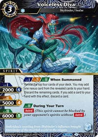 Voiceless Diva - Strangers in the Sky - Battle Spirits Saga card