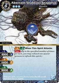 Aberrant Seabreast Seapolyp - Strangers in the Sky - Battle Spirits Saga card