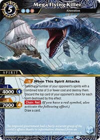 Mega Flying Killer - Strangers in the Sky - Battle Spirits Saga card