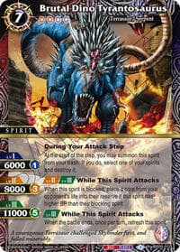 Brutal Dino Tyrantosaurus - Strangers in the Sky - Battle Spirits Saga card
