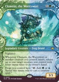 Clement, the Worrywort (Showcase) - Bloomburrow - Magic: The Gathering card