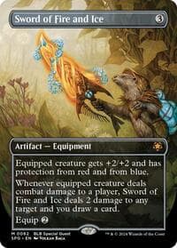 Sword of Fire and Ice (Borderless) - Special Guests - Magic: The Gathering card