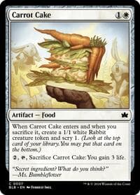 Carrot Cake - Bloomburrow - Magic: The Gathering card