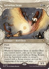 Salvation Swan (Showcase) - Bloomburrow - Magic: The Gathering card