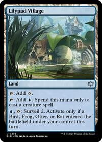 Lilypad Village - Bloomburrow - Magic: The Gathering card