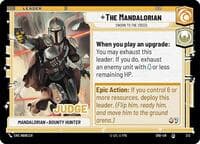 The Mandalorian - Sworn To The Creed - Judge Promos - Star Wars: Unlimited card