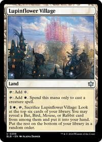 Lupinflower Village - Bloomburrow - Magic: The Gathering card