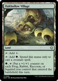 Oakhollow Village - Bloomburrow - Magic: The Gathering card