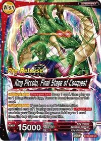 King Piccolo // King Piccolo, Final Stage of Conquest - Legend of the Dragon Balls Pre-Release Cards - Dragon Ball Super: Masters card