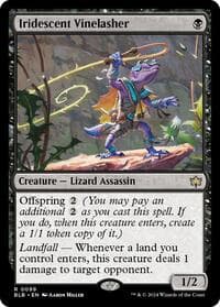 Iridescent Vinelasher - Bloomburrow - Magic: The Gathering card