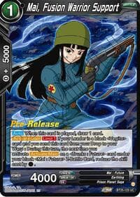 Mai, Fusion Warrior Support - Legend of the Dragon Balls Pre-Release Cards - Dragon Ball Super: Masters card