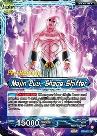 Majin Buu // Majin Buu, Shape-Shifter - Legend of the Dragon Balls Pre-Release Cards - Dragon Ball Super: Masters card