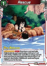 Rescue - Legend of the Dragon Balls Pre-Release Cards - Dragon Ball Super: Masters card