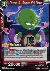 Piccolo Jr., Reborn Evil Power - Legend of the Dragon Balls Pre-Release Cards - Dragon Ball Super: Masters card