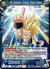 SS Gotenks, Energy Storm Dance - Legend of the Dragon Balls Pre-Release Cards - Dragon Ball Super: Masters card