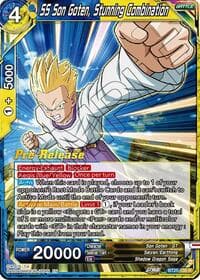 SS Son Goten, Stunning Combination - Legend of the Dragon Balls Pre-Release Cards - Dragon Ball Super: Masters card