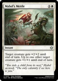 Mabel's Mettle - Bloomburrow - Magic: The Gathering card