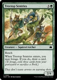 Treetop Sentries - Bloomburrow - Magic: The Gathering card