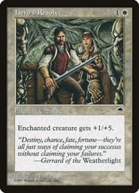 Hero's Resolve - Tempest - Magic: The Gathering card