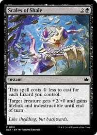 Scales of Shale - Bloomburrow - Magic: The Gathering card