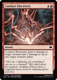Conduct Electricity - Bloomburrow - Magic: The Gathering card