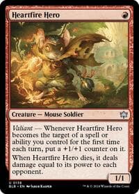 Heartfire Hero - Bloomburrow - Magic: The Gathering card