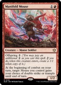 Manifold Mouse - Bloomburrow - Magic: The Gathering card