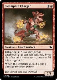 Steampath Charger - Bloomburrow - Magic: The Gathering card