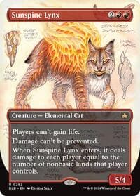Sunspine Lynx (Borderless) - Bloomburrow - Magic: The Gathering card