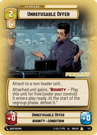 Unrefusable Offer (Finalist) - Organized Play Promos - Star Wars: Unlimited card