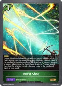 Burst Shot - GFB01: Guide to Glory - Shadowverse: Evolve card