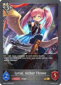 Lyrial, Archer Throne - GFB01: Guide to Glory - Shadowverse: Evolve card