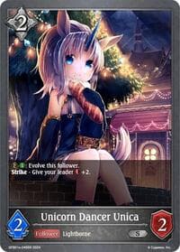Unicorn Dancer Unica (GFB01a-049EN) - GFB01: Guide to Glory - Shadowverse: Evolve card