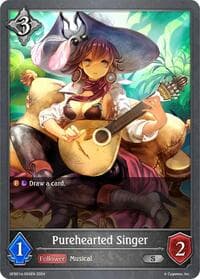 Purehearted Singer (GFB01d-054EN) - GFB01: Guide to Glory - Shadowverse: Evolve card