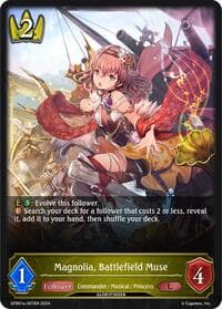 Magnolia, Battlefield Muse - GFB01: Guide to Glory - Shadowverse: Evolve card