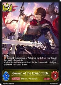 Gawain of the Round Table - GFB01: Guide to Glory - Shadowverse: Evolve card