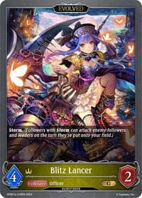 Blitz Lancer (Evolved) - GFB01: Guide to Glory - Shadowverse: Evolve card