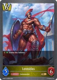 Leonidas - GFB01: Guide to Glory - Shadowverse: Evolve card