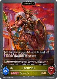 Leonidas (Evolved) - GFB01: Guide to Glory - Shadowverse: Evolve card