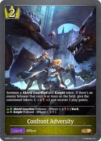 Confront Adversity - GFB01: Guide to Glory - Shadowverse: Evolve card