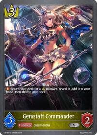 Gemstaff Commander - GFB01: Guide to Glory - Shadowverse: Evolve card
