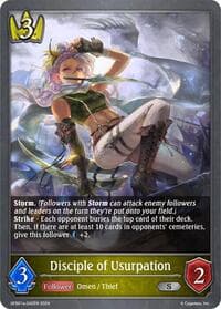 Disciple of Usurpation - GFB01: Guide to Glory - Shadowverse: Evolve card