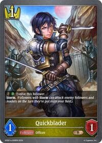 Quickblader - GFB01: Guide to Glory - Shadowverse: Evolve card
